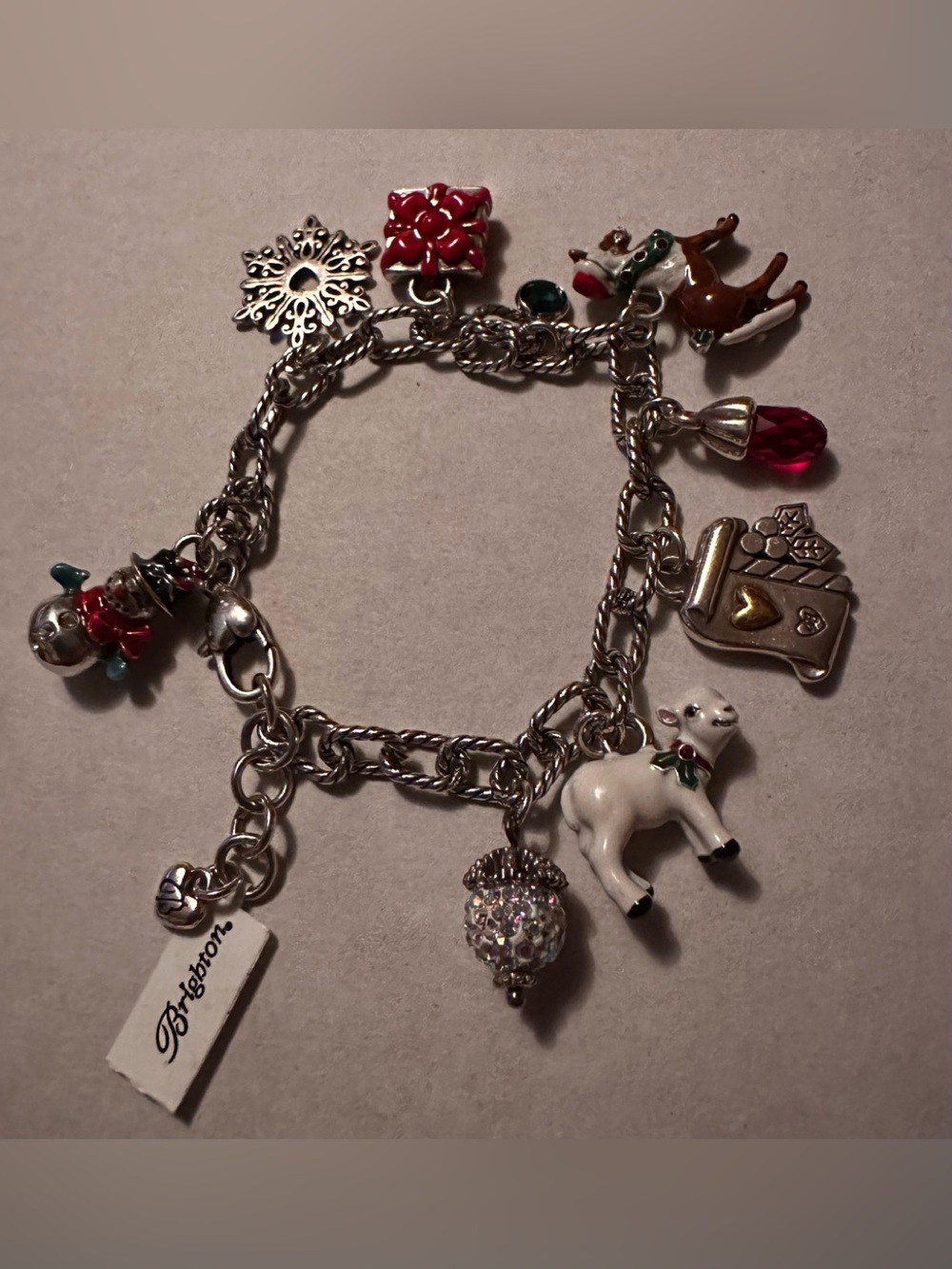 Brighton Christmas Carol Charm Bracelet $128